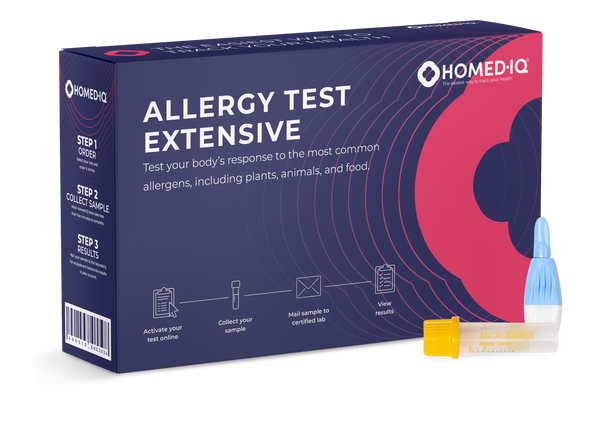 Homed-IQ Umfassender Allergietest, Produktverpackung