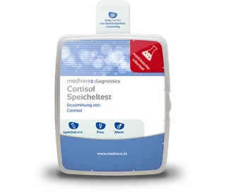 Medivere Cortisol-Speicheltest, Packung