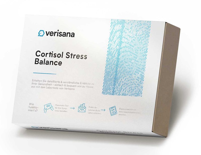 Produktbild: Verisana Cortisol Stress-Hormontest Testkit