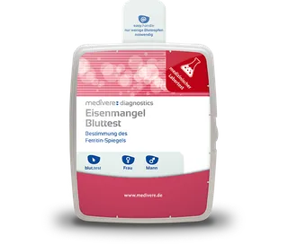 Medivere Ferritin-Bluttest, Packung