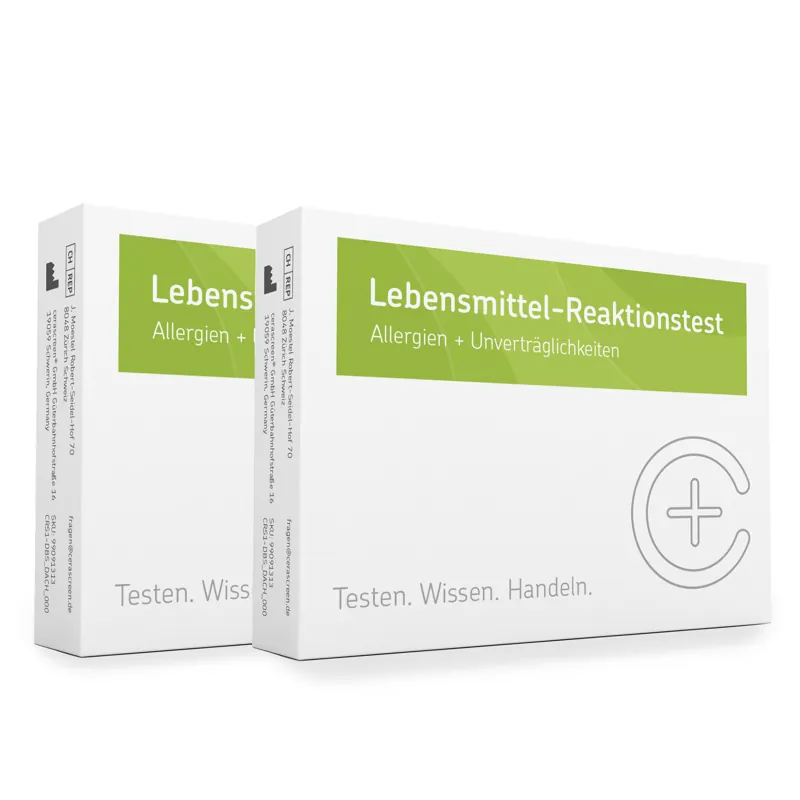 Cerascreen Lebensmittel-Reaktionstest, Doppelpackung