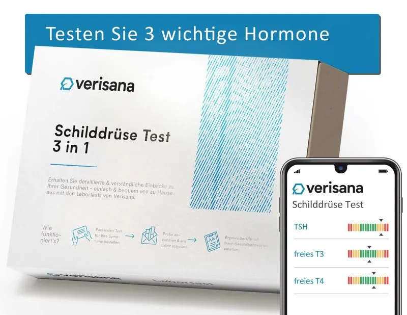 Verisana Schilddrüse-Test 3 in 1