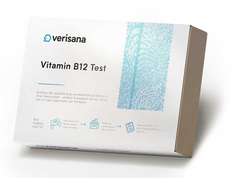 Produktbild: Verisana Vitamin-B12-Test zur Bestimmung des Holotranscobalamins